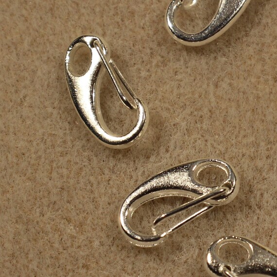 16mm Silver Plated Triggerless Lobster Clasp Findings 1433 Etsy