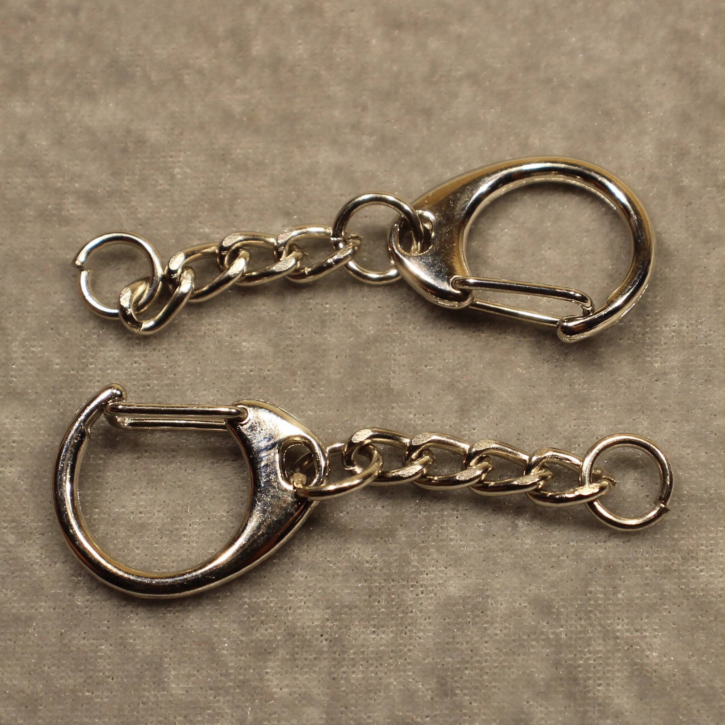 54mm Triggerless Lobster Clasp Key Ring With Extender Chain Etsy