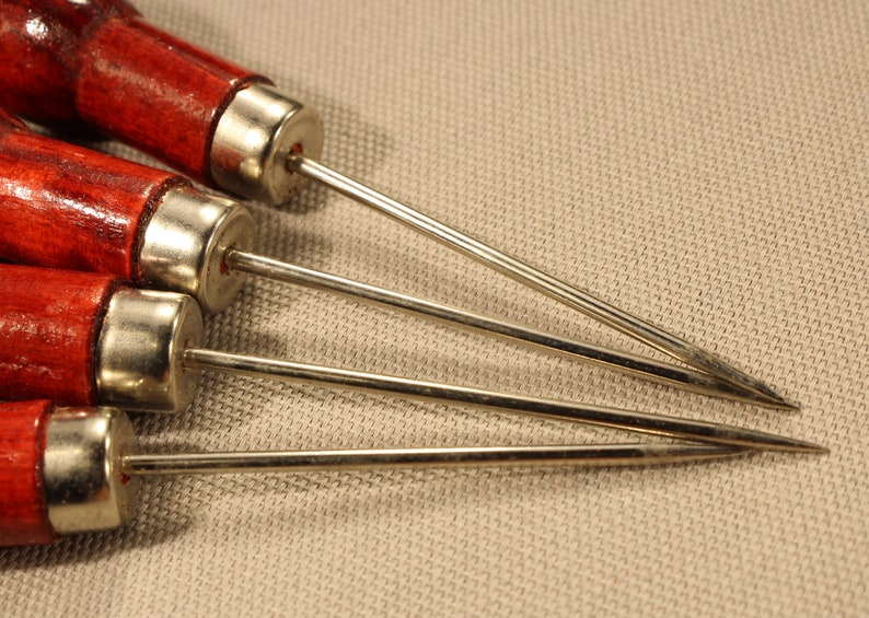 Wooden Handle Awl Jewelry Making and Beading Craft Tool 0527 Etsy