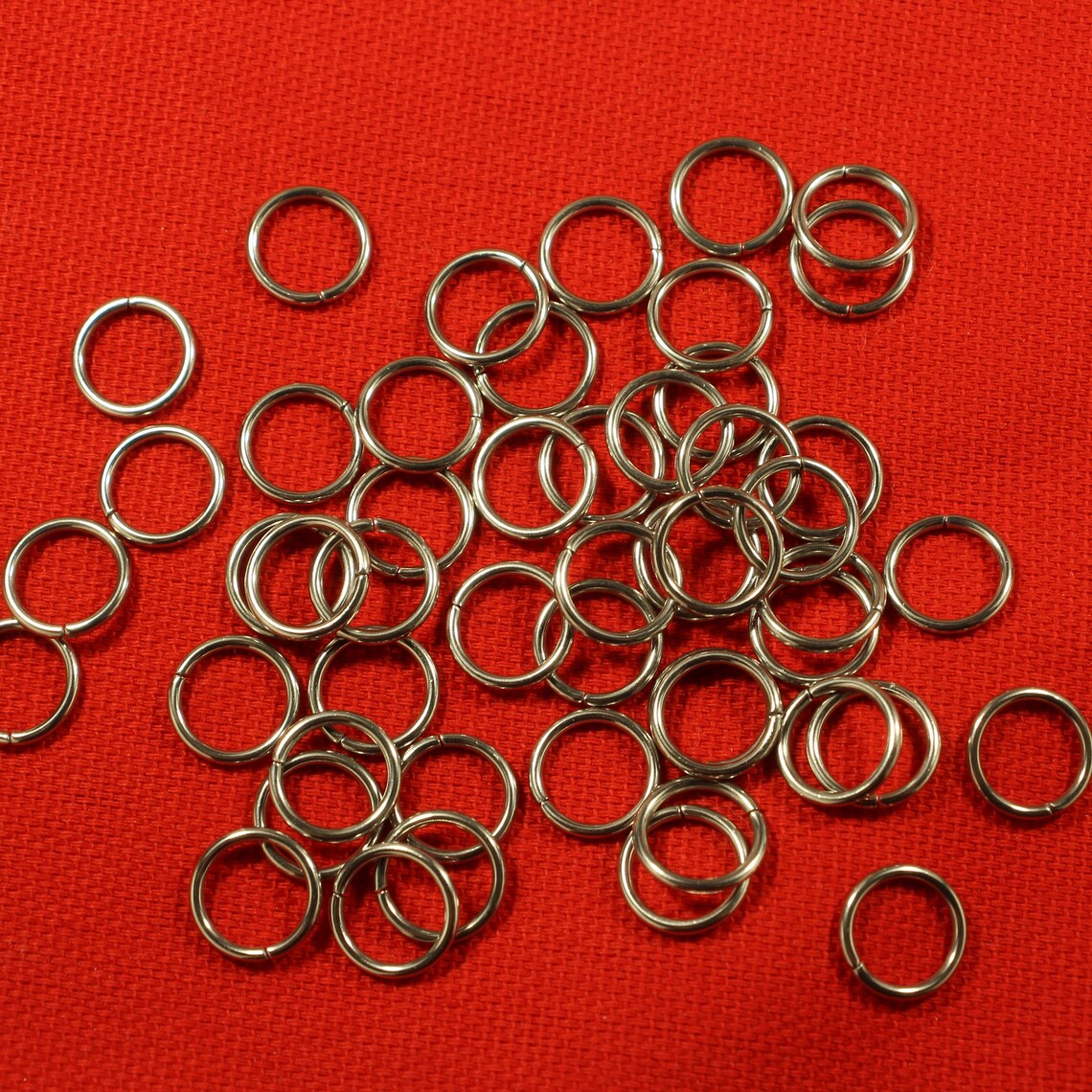 10mm Stainless Steel Open Jump Ring Findings 0205 Etsy