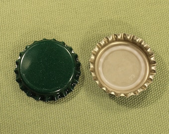 Bouchon de bouteille vert foncé 32mm Métal BRICOLAGE Produits d’artisanat - 0408