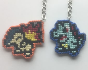 Pokémon Cross Stitch Johto Starters
