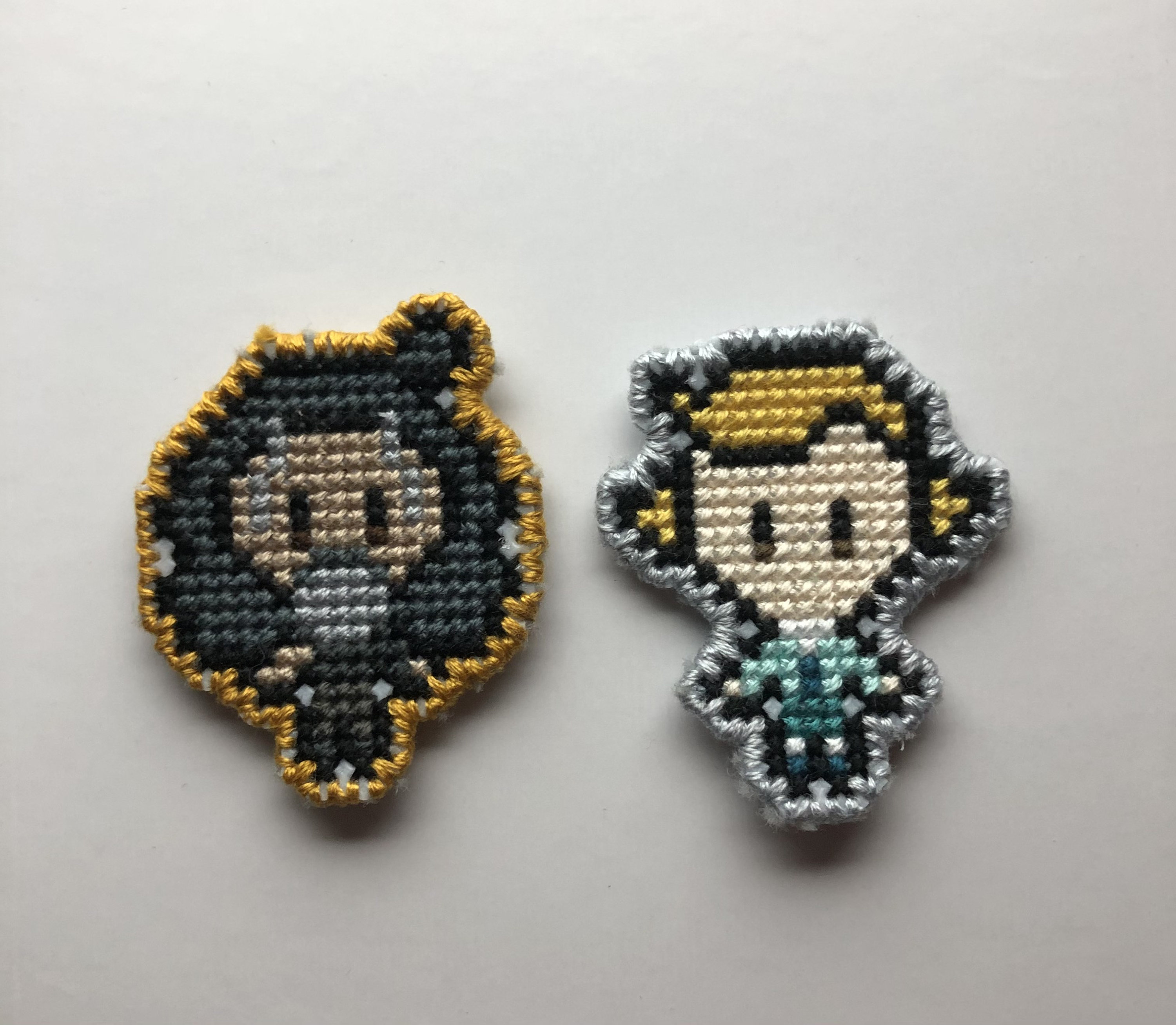 Gentleman Pirate and Blackbeard Cross Stitch Set