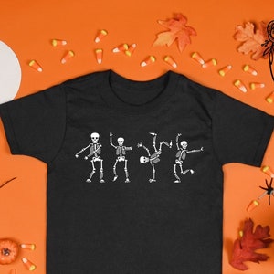 Halloween Shirt for Kids, Dancing Skeleton Shirt, Kids Halloween Shirts, Kids Clothing, Boys Halloween Shirt, Girls Halloween Shirt