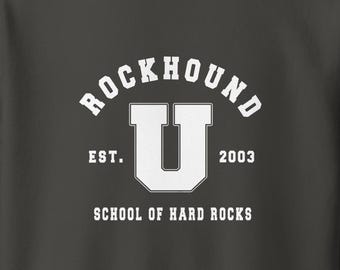 Rockhound U Sweatshirt, Vintage Rock Collector Gift, Geology Geologist, Lapidary Apparel, Gem Hunting, Mineral Lover, Outdoor Adventure