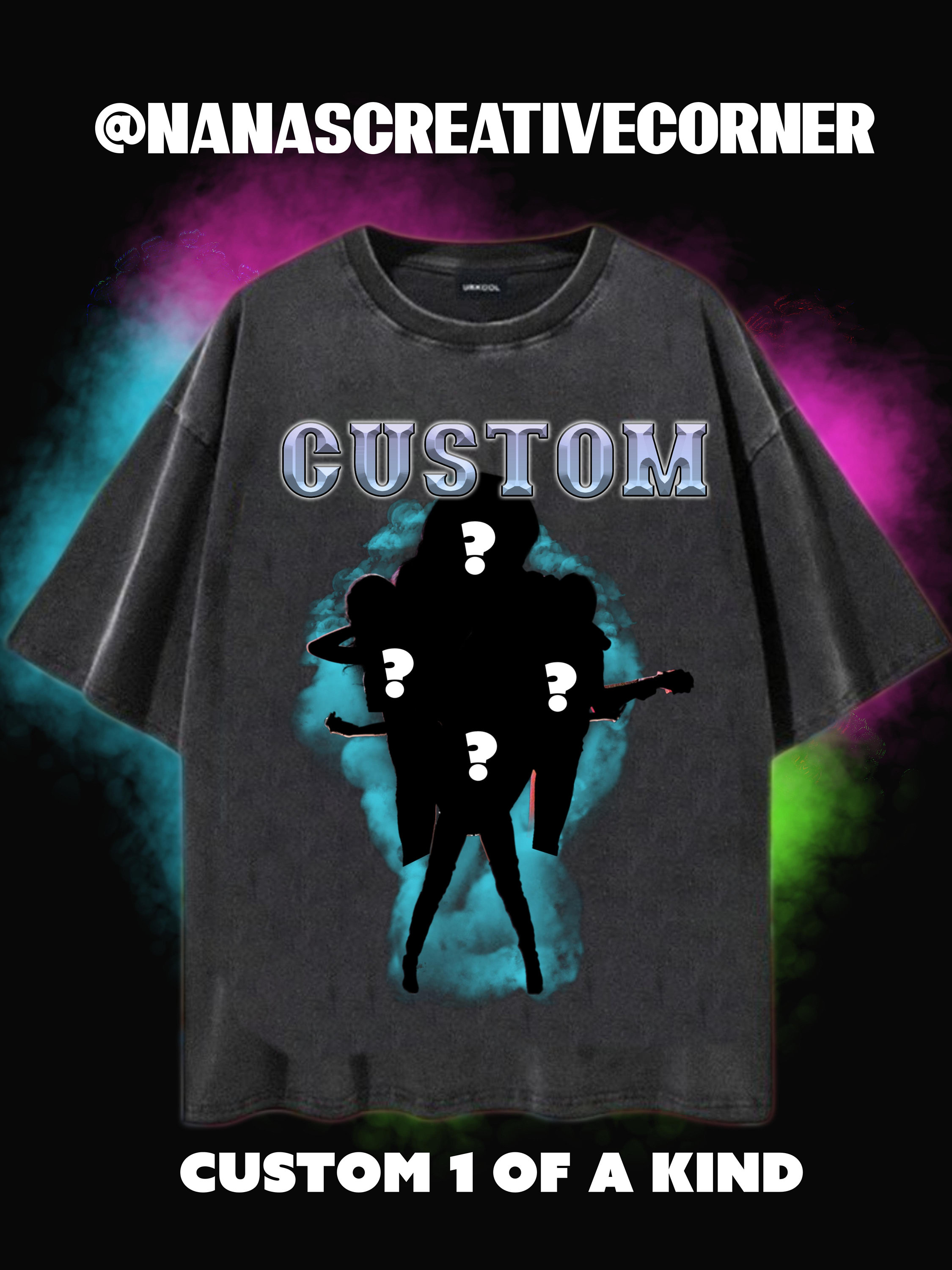 Custom One of a Kind Vintage Style Graphic T-shirt - Etsy