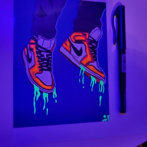 Drippin in Nike 4&quot; Sticker