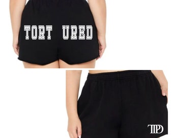 Tortured Sweat Shorts Plus Size