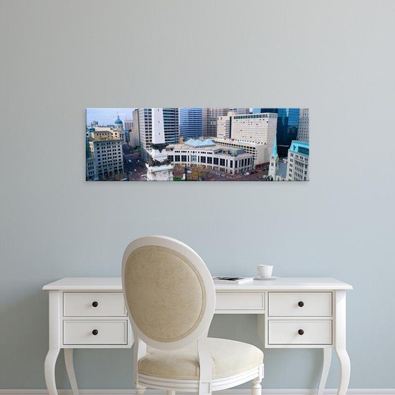 Canvas Wall Art Panoramic Art Indianapolis Etsy