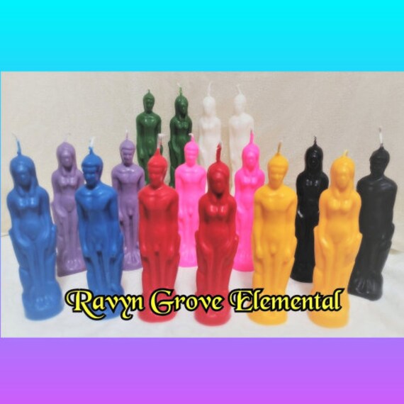 Female Figure Candle Multiple Colors Etsy