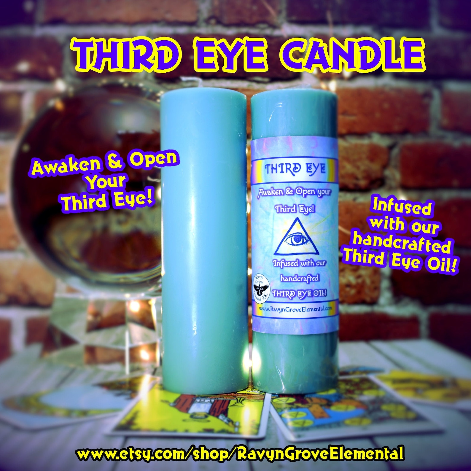 Third Eye Candle Awaken and Open Your Third Eye Infused Etsy