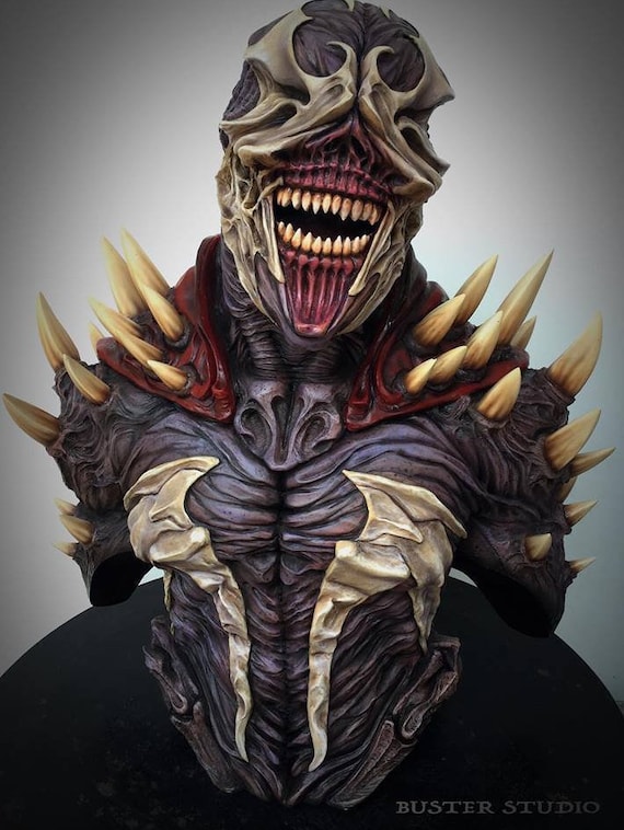 スポーン　Spawn Mouth Drops Open Figure Spawn Bust 1:2 Scale Statue | Hyper Detail Resin | Comics Book