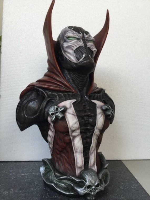 MCFARLANE TOYS SPAWN THE POLYSTONE CAST BUST A PREMIUM COLLECTIBLE Statue 277808146