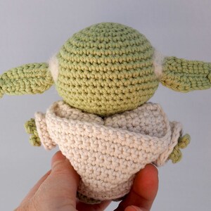 PDF Crochet Chibi Alien Amigurumi Pattern Detailed phototutorial in english, español, italiano image 5