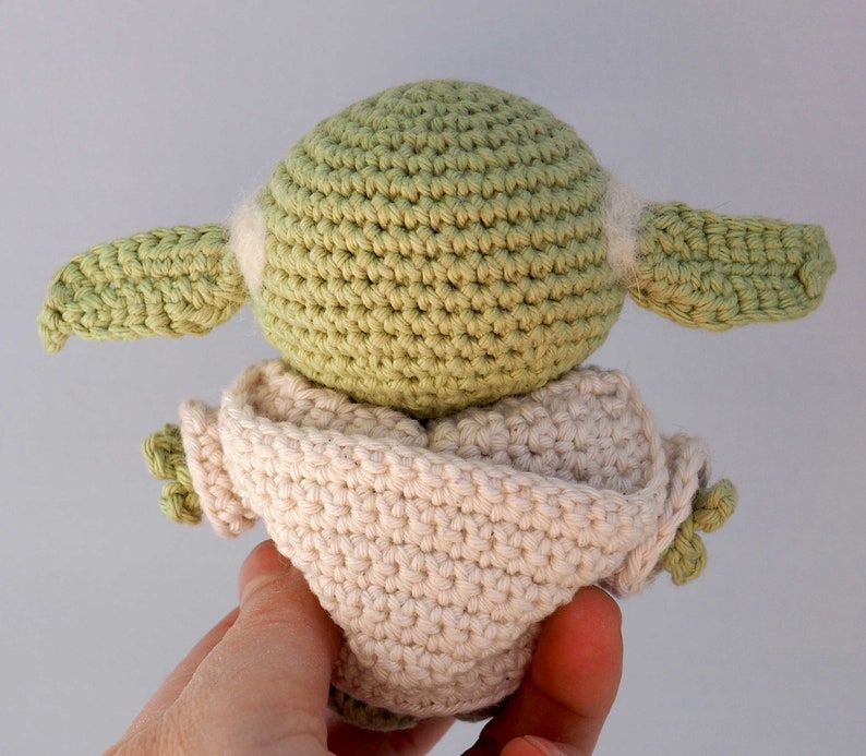 PDF Crochet Chibi Alien Amigurumi Pattern Detailed phototutorial in english, español, italiano image 5