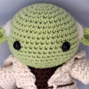 PDF Crochet Chibi Alien Amigurumi Pattern Detailed phototutorial in english, español, italiano image 7