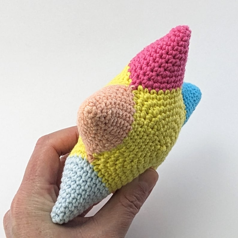No-Sew Crochet Star Amigurumi Pattern: 2 Techniques. Step-by-step in English, Español, Italiano image 7