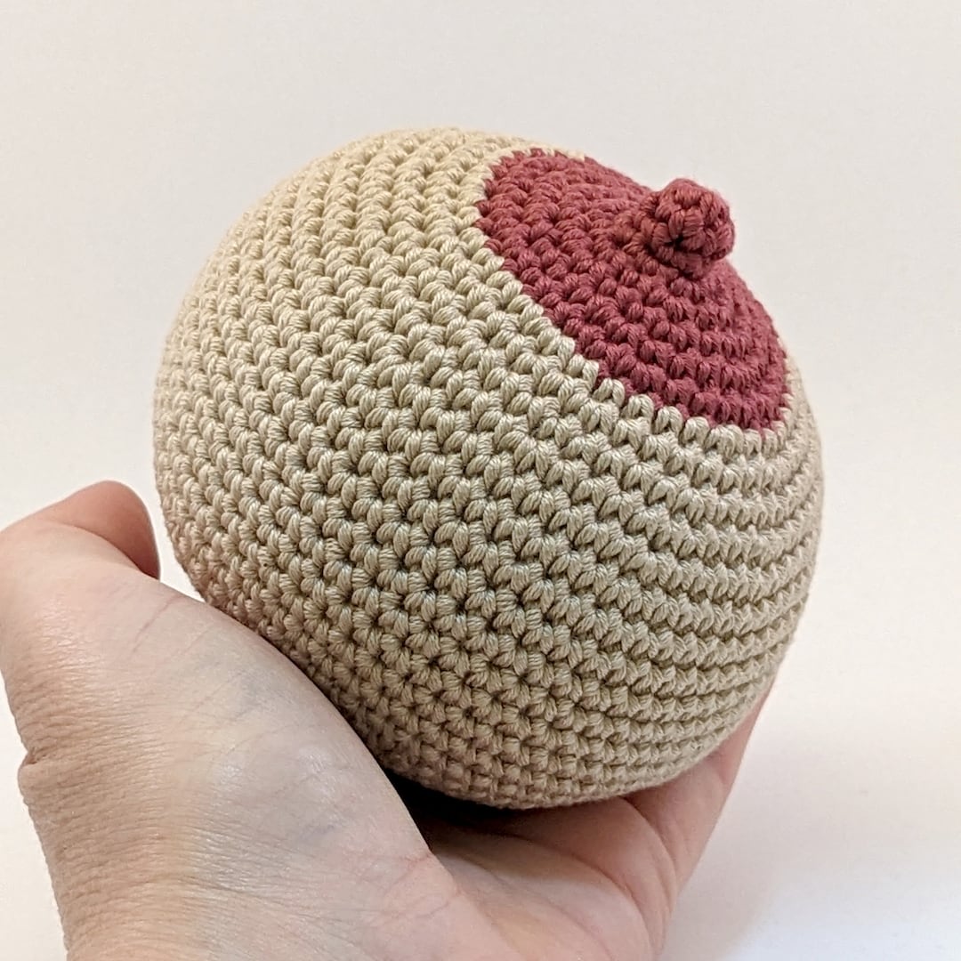 Crocheted Breast Model, Demonstration for Breastfeeding, Training Tool ...