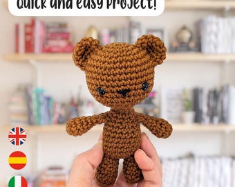 Crochet Teddy Bear Amigurumi Plush Pattern: Beginner-Friendly (PDF Pattern)