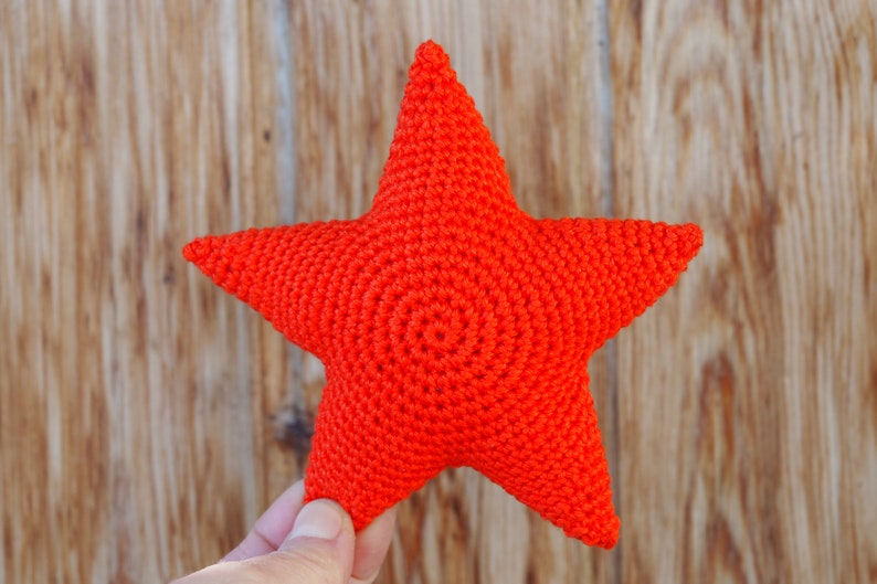 No-Sew Crochet Star Amigurumi Pattern: 2 Techniques. Step-by-step in English, Español, Italiano image 8
