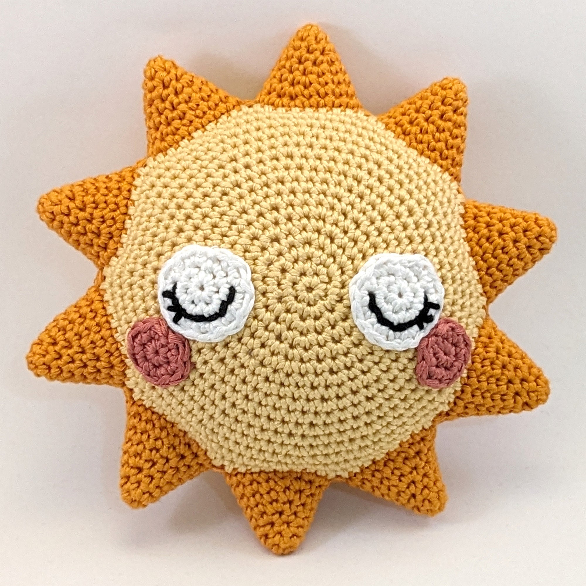 あみぐるみ sanan かぎ針編みのハッピーサンあみぐるみパターン：縫わずに赤ちゃん