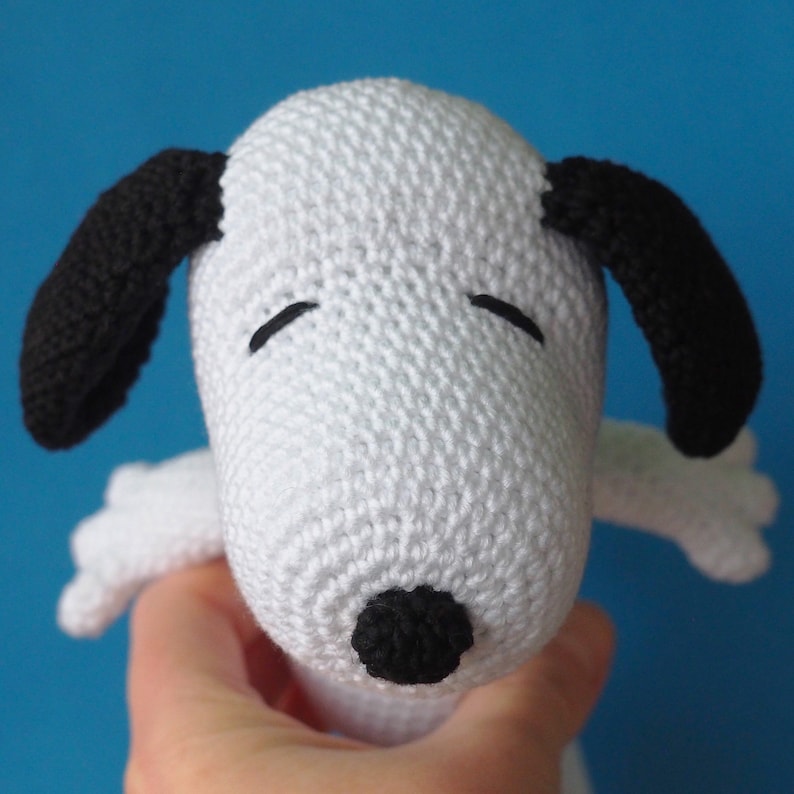 Bundle amigurumi pattern Snoopy and Woodstock from Peanuts PDF Phototutorial English, Spanish and Italian image 3