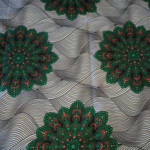 African quality Wax/100% cotton fabric
