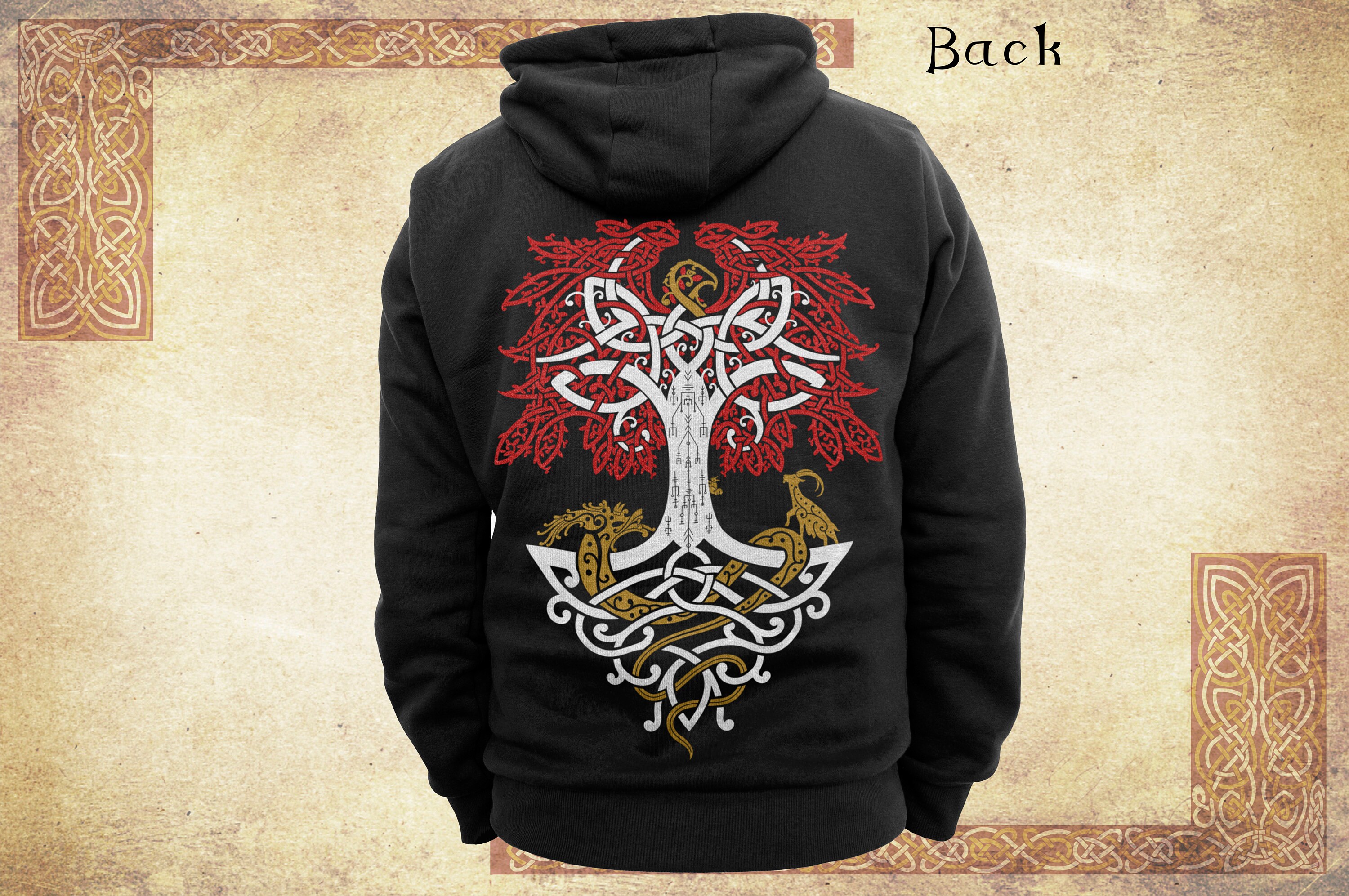 Norse hoodie - Etsy France