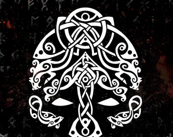 Tyr God of War Law and Justice Traditional Knotwork Art 