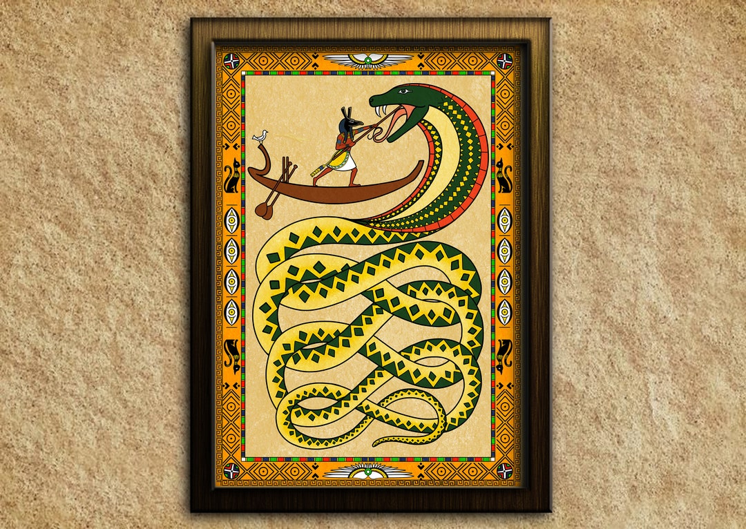 セト（セト）対アポフィス（アペプ） - エジプト神話 - Etsy 日本