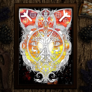 Mystic Echoes: Odin’s Enlightenment – Sunset Variant – Norse Mythology