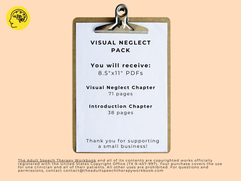 The Visual Neglect Workbook PDF Evidence-based Scanning Activities ...