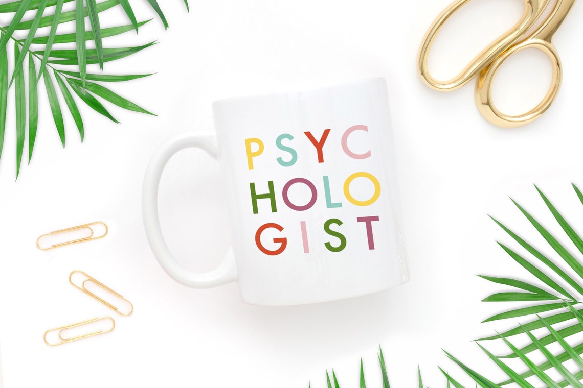 School Psych Rainbow Mug School Psychologist Gift 11 oz image 0