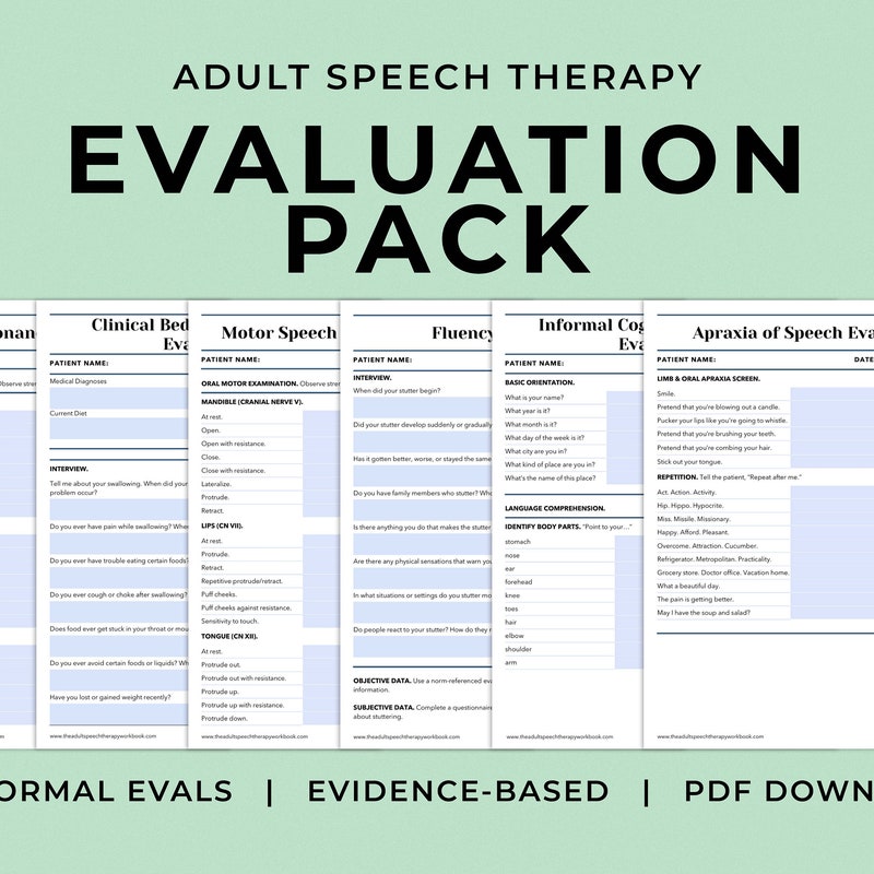 Medical Slp Screening Chart Note Example AdultSpeechTherapy - Etsy
