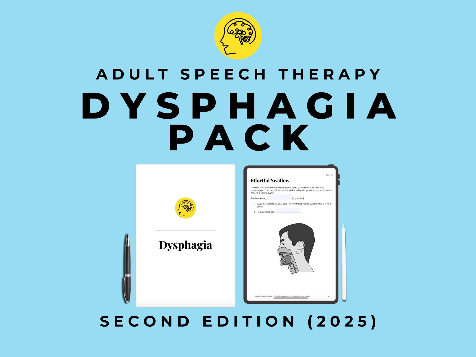 The Dysphagia Workbook PDF Swallowing Exercises With Pictures Handouts ...