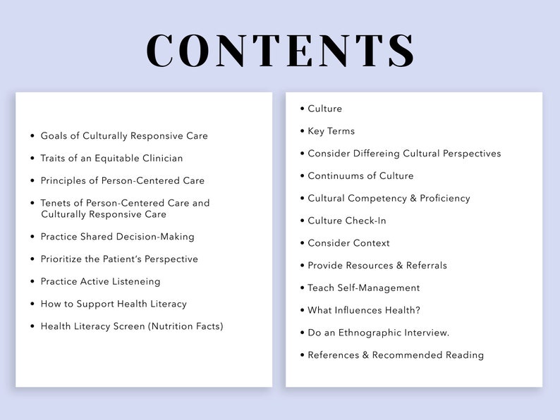 Kulturelle Kompetenz-Referenztabelle für Gesundheitsdienstleister, personenzentrierte Pflege, antirassistisch, Gesundheitskompetenz-Bildschirm, gleichberechtigte Pflege Bild 5
