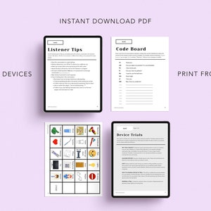 AAC Pack, Adult AAC Boards, Printable, Patient Handouts, Worksheets, Resources, Medical SLP ...