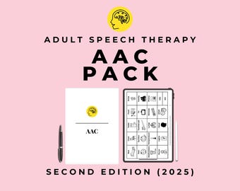 Libro de ejercicios de CAA en formato PDF, actividades de comunicación aumentativa y alternativa, estrategias, materiales de apoyo y tableros de CAA para adultos.