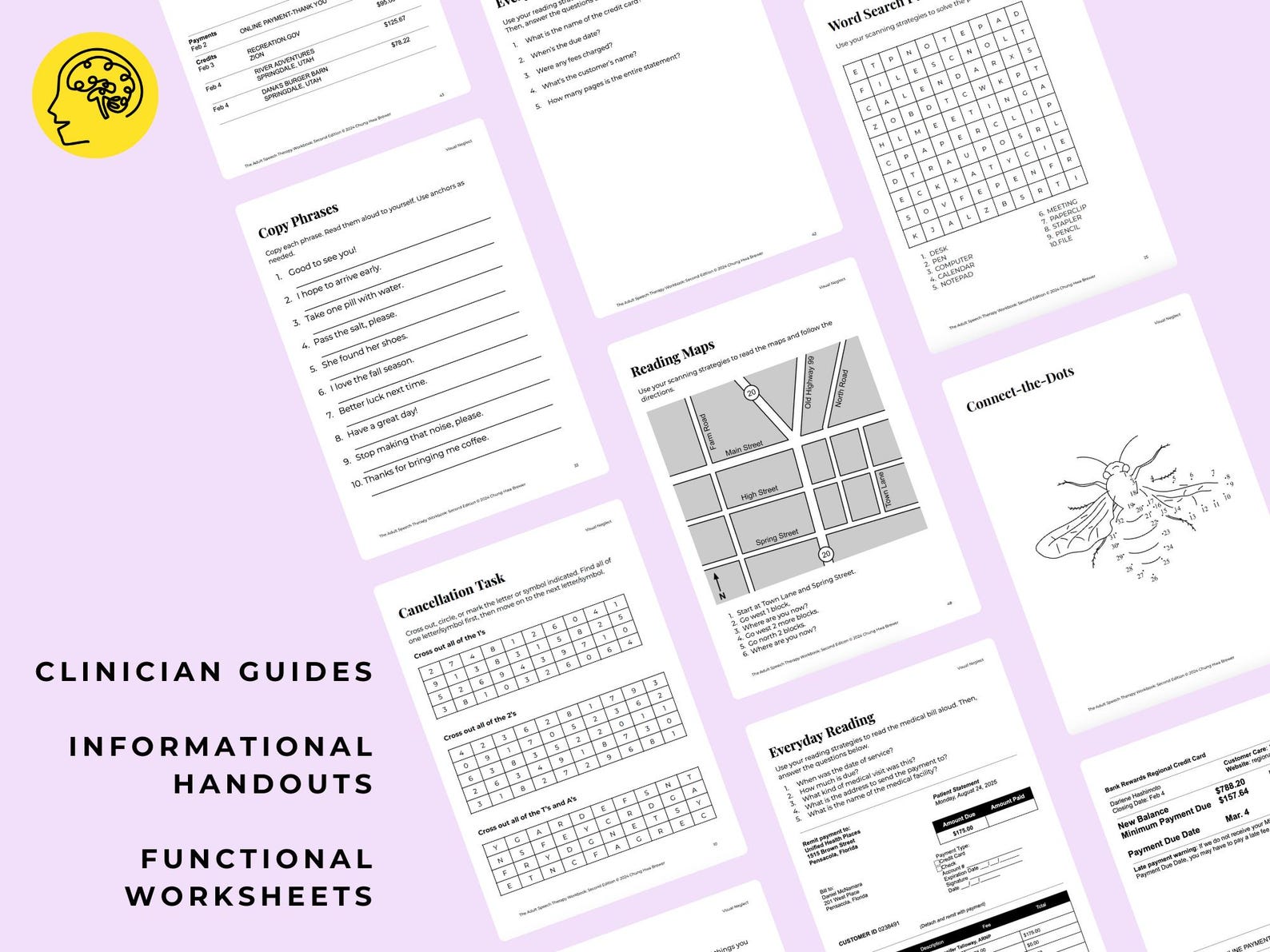 The Visual Neglect Workbook PDF Evidence-based Scanning Activities ...