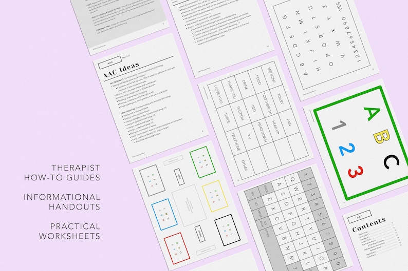 AAC Pack, Adult AAC Boards, Printable, Patient Handouts, Worksheets, Resources, Medical SLP, Speech Therapy, Treatment, E-tran, Alphabet image 3