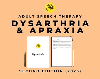 The Dysarthria & Apraxia Workbooks PDF evidence-based speech therapy materials phonemic lists and activities