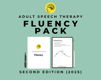 The Fluency Workbook PDF-werkbladen stotteren voor volwassenen op feiten gebaseerde oefeningen en activiteiten