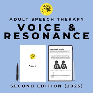 Libros de trabajo de voz y resonancia (PDF) para terapia de voz, materiales y actividades de logopedia basados en evidencia