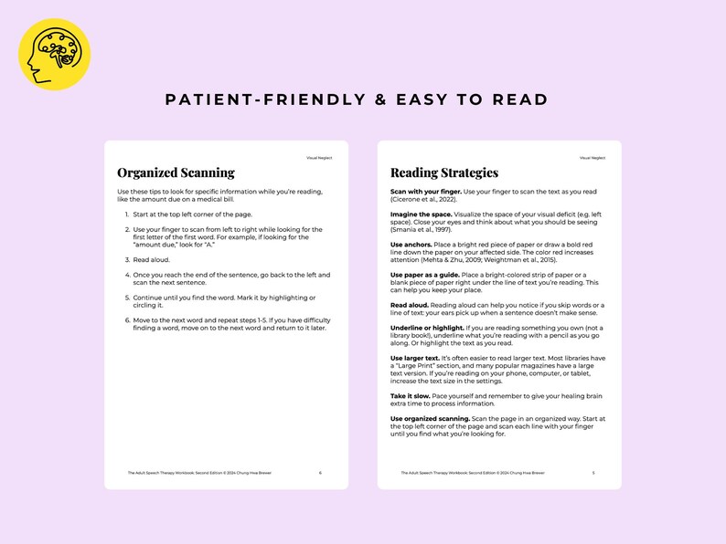 The Visual Neglect Workbook PDF Evidence-based Scanning Activities ...