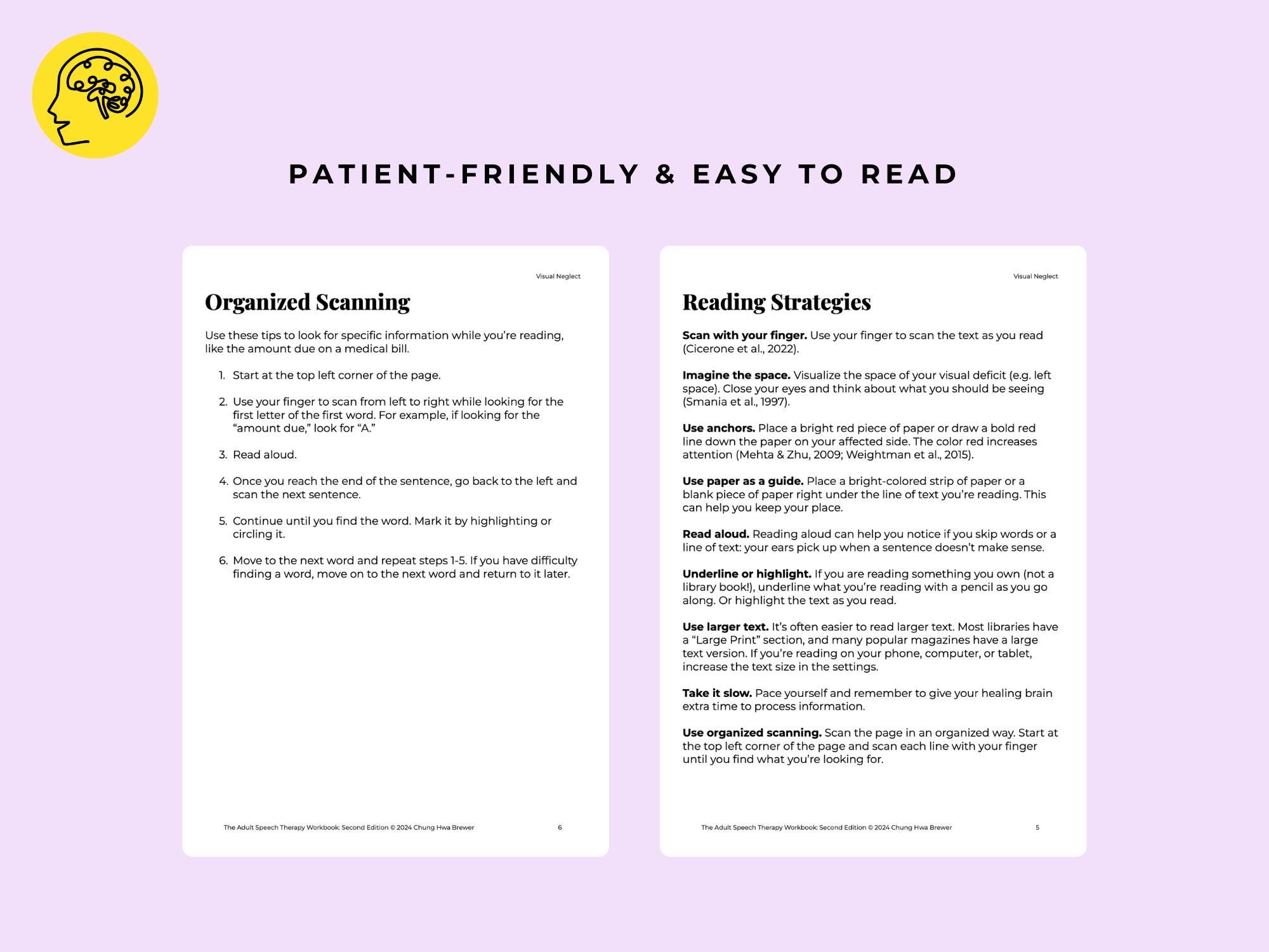 The Visual Neglect Workbook PDF Evidence-based Scanning Activities ...