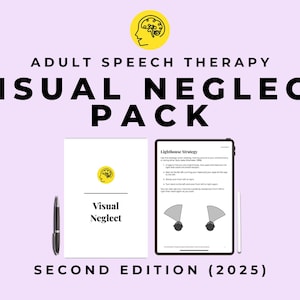 O Manual de Negligência Visual em PDF: atividades de digitalização baseadas em evidências, planilhas e materiais após um derrame, TCE, lesão cerebral