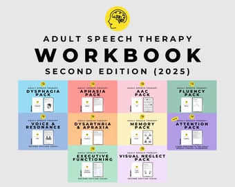 The Adult Speech Workbook: Second Edition PDF evidence-based worksheets materials and activities