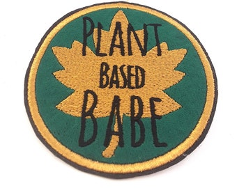 Vegan "Plant Based Babe" Patch