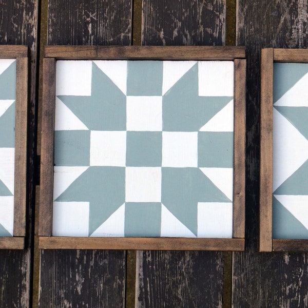 Sage Quilt Blocks Set