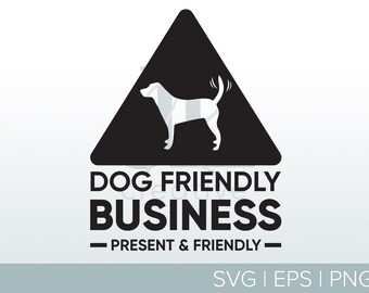 Negocio que admite perros SVG / EPS / PNG / Descarga instantánea / Archivo Svg Cricut